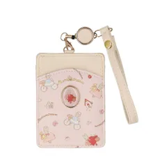 ☆ マロンクリームピンク ☆ キャラクター リール付パスケース サンリオ リール付きパスケース パスケース リール付きキーケース パスポーチ IDカードホルダー 定期入れ おしゃれ レディース キャラクター グッズ かわいい 中学生 小学生 高校生 大学生
