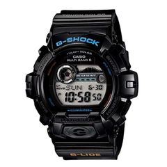 [ジーショック] [カシオ] 腕時計 G-LIDE 電波ソーラー GWX-8900-1JF ブラック