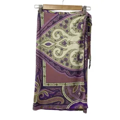 ETRO エトロ イタリア製 牛革ベルト付　ラップ 総柄 スカーフ柄 スカート 2025年最新】エトロ スカートの人気アイテム - メルカリ