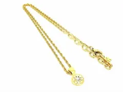 ■美品■ NINA RICCI ニナリッチ ラインストーン ネックレス ペンダント アクセサリー レディース ゴールド系 DF8965