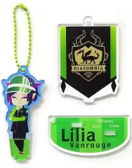 【中古】雑貨 リリア・ヴァンルージュ デフォルメキャラクター運動着アクリルスタンドチャームVol.2 「ディズニー ツイステッドワンダーランド」