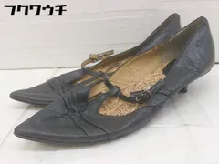 ◇ maresophis ポインテッドトゥ パンプス サイズL ブラック レディース 【中古】 【1105170003642】