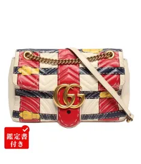 グッチ チェーンショルダーバッグ 肩掛け 斜め掛け GGマーモント 443496 213317 レディース GUCCI