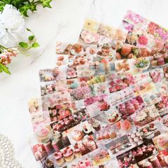【トレーシングペーパー】フラワー＆スイーツ　フォトデザインペーパー