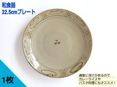 【未使用品】和食器　約22.5cm パスタ皿 / カレー皿
