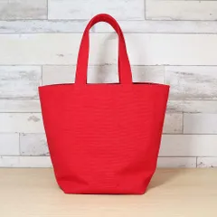 赤帆布×ファミリア風赤チェック 岡山帆布8号使用 たっぷりマチの可愛いランチトートバッグ ポケット付き ミニトートバッグ サブバッグ ミニバッグ 帆布 タータンチェック 大人可愛い ハンドメイド