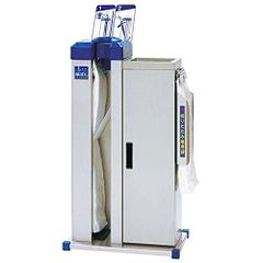 U 傘ぽん KP-99CB 傘袋自動装着機 ダストボックス付き 新倉計量器