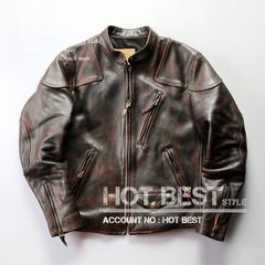 10271】イタリア製ミストワックス 極軟カウハイド 斜めジッパー 