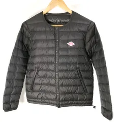 美品✨DANTON(ダントン) インナーダウンジャケット　34 紺ネイビー DANTON ダントン インナーダウンクルーネックジャケット