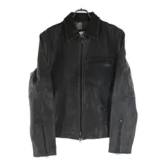 BANANA REPUBLIC (バナナリパブリック) シングル ジップアップレザー ライダースジャケット ブラウン