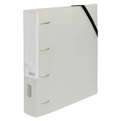 【 新品 未開封 】 ナカバヤシ どっさり個別Dリングファイル 4穴 A4ワイド･S グレー RF1035GY 未使用 送料無料