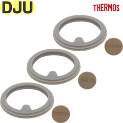 サーモス DJU パッキンセット アーモンドベージュ 3個セット B-0068771CT0 ×3P 純正交換用部品 THERMOS スープマグ用替えゴムパッキン【ネコポス】