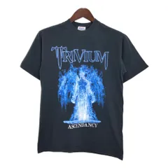 00年代 TRIVIUM トリヴィアム 半袖Ｔシャツ バンド ブラック(メンズ M)中古 古着 U1482のサムネイル