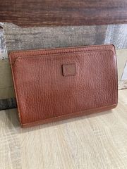 バーバリー　クラッチバッグ　本革　ブラウン　Burberry