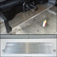 モ*ー様 キャンター テールバイザー ウロコ ガード付き デコトラ
