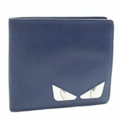 FENDIフェンディ 二つ折り財布 モンスター バグズアイ メンズ FENDI フェンディ バグズアイ モンスター 二つ折り財布