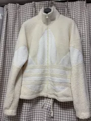 【美品】adidas ボアジャケット クリーム XL