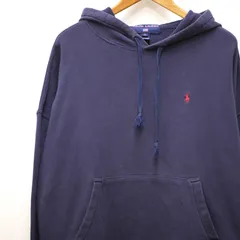 90s ヴィンテージ ポロスポーツ プルオーバーパーカー L メンズ 古着