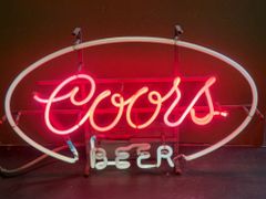 ネオン 絶版希少 クアーズビール `98年クアーズジャパン販促品