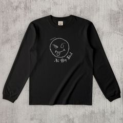 グラフィックロングTシャツ　No Big Deal Mono / White -Long-