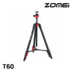 Zomei T60 カメラ 三脚 軽量 旅行 三脚 一脚 2イン1 ポータブル 三脚スタンド 360度ボールヘッド付き リモートBluetoothと電話クリップカメラ スマートフォン
