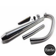 漬*ス様 SR400 ワンオフ SUS304ステンレス鏡面仕上げドラックパイプ