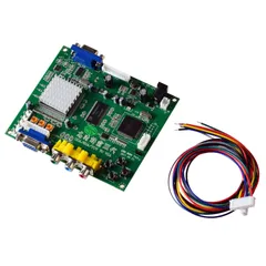 Mcbazel アーケードゲーム用 RGB/CGA/EGA to VGA HDゲームビデオ出力コンバーターボード アーケードゲームモニタからCRT LCD PDPプロジェクター変換へ