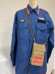 ９５．🚒防火服 サコッシュ（アップサイクル商品）🚒
