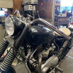 トライアンフ　ミリバー　ハンドル　 BSA　 ノートン　ＴＲ6　Ｔ120　ビンテージ　ダート　モトクロス　チョッパー　(WW84184)