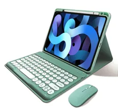 新品 iPad キーボードケース 第7/8/9世代 10.2インチ マウス付き 白