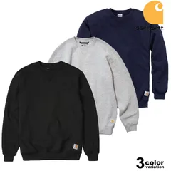 Carhartt カーハート トレーナー スウェット クルーネック 裏起毛 ロゴ ルーズフィット 定番 人気 メンズ トップス k124