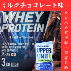 ミルクチョコレート味 3kg】エクスプロージョン WPC 100%ナチュラル