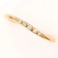 カナル4℃　K10PG　リング　ring　指輪　7号　ダイヤ　総重量約1.1g