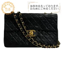 CHANELシャネル デカマトラッセ シングルフラップ ダブルチェーン ココマーク ショルダーバッグ バッグ カバン 斜めがけ 肩掛け ブランド  ブラック レディース