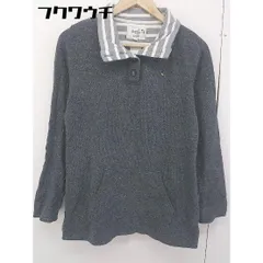 ◇ Arnold Palmer アーノルドパーマー スタンドカラー ニット 長袖 ポロシャツ サイズ3 ミディアムグレー レディース  【中古】 【1203020002217】
