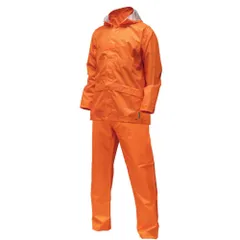 ☆ オレンジ ☆ Lサイズ ☆ FUN PLUS LITE2 レインウェア FP-12 レインウェア 上下 レインスーツ メンズ レディース レインジャケット レインパンツ セット レインコート 上下セット 自転車 通学 通勤 登山 ハイキング