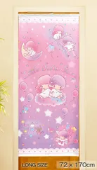 【MINIBOX のれん制作工房 正規販売店舗】【匿名配送ネコポス 送料無料】のれん サンリオ「リトルツインスターズ_ゆめかわ」72×170cm【日本製】家紋 スタジオジブリ トトロ 千と千尋の神隠し  目隠し