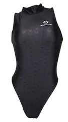 SWIMHXBY 競泳水着 レディース 黒 バックジップ  ウォーターポロ S-7XL