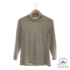 ☆美品☆ UNIQLO ユニクロ トップス カットソー ヒートテック タートルネック 長袖 大きめサイズ レディース グレー XL 901-14160 送料無料 古着