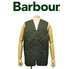 BARBOUR (バブアー バブワー) MLI0001 3955002 Quilted waistcoat zip in liner キルト ウエストコート ジップインライナー ベスト 全3色 BBR035 OLIVE 36