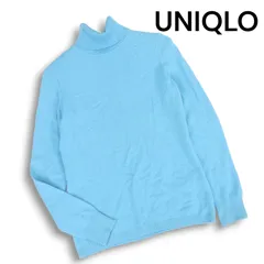 UNIQLO ユニクロ 秋冬 高級 カシミヤ100%★ タートルネック ニット セーター Sz.M　レディース