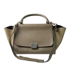 【極美品】CELINEセリーヌ　トラペーズ　2way ベージュ セリーヌ CELINE レディース トラペーズ 2way ショルダーバッグ