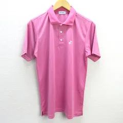 G■ヨネックス/YONEX 半袖ドライ半袖/スポーツウェア【M】ピンク/men's/82【中古】■