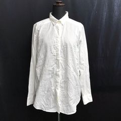 日本製★BACCA/トゥモローランド★長袖シャツ【size:38/レディースM/白/white】バックスリット/ブラウス/Tops◆BJ089-b