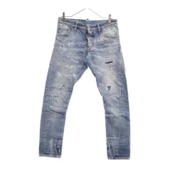 DSQUARED2 (ディースクエアード) ダメージリペア加工 セクシーツイストデニムパンツ 44 S71LB0627