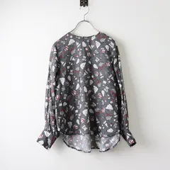 【値下げ】2022AW アンビデックス アイアムアイ I am I After the partyプルオーバー ブラウス F/ブラック ノーカラー トップス 【2400014148978】のサムネイル