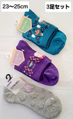 レディースソックス   婦人靴下  千と千尋の神隠し   トトロ  ジブリ靴下  3足 靴下まとめ売り  福助  ルームソックス