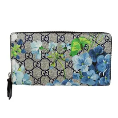 希少色❗️新品級✨GUCCIブルームスGG総柄ヘアバンド花柄フローラルプリント青 希少色❗️新品級✨GUCCIブルームスGG総柄ヘアバンド花柄フローラル