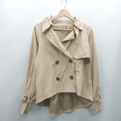 ◇ ⊇ fifth フィフス ショート 長袖 トレンチコート サイズM ベージュ系 レディース E  【1502060036900】のサムネイル