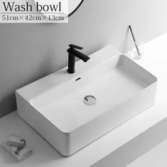 洗面ボウル おしゃれ 陶器製 洗面器 水栓 排水金具 豪華 デザインシンク 洗面台 トイレ 水周り ナチュラル DIY 家具 インテリア 手洗い鉢 排水ホース付き 洗面シンク 和風 洋風 室内 室外 WB-39WH